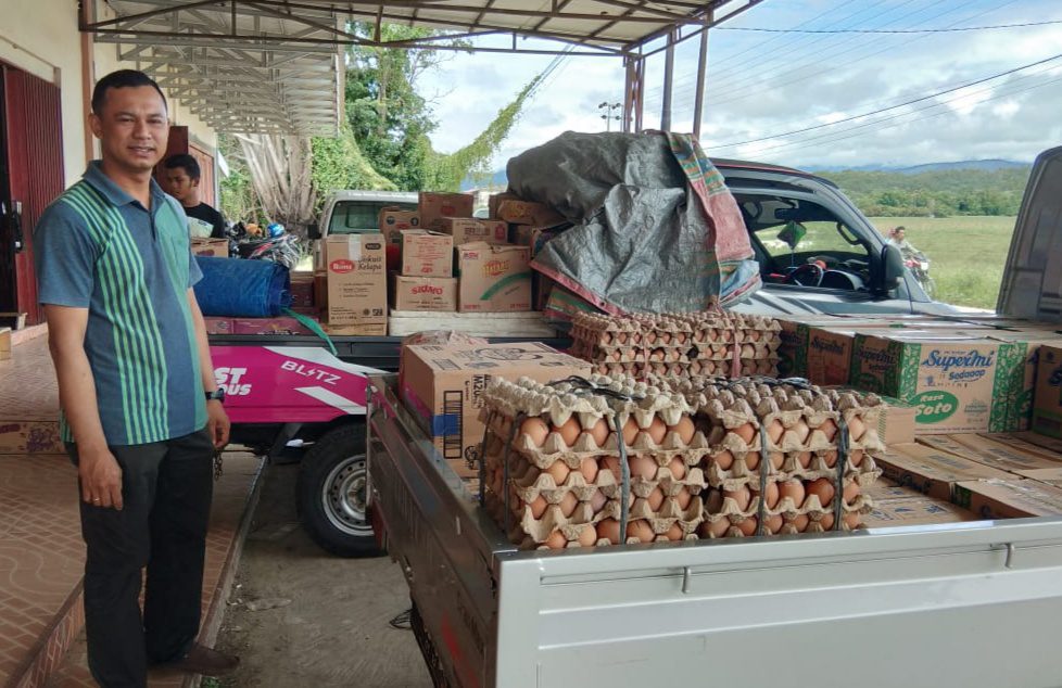 Relawan Pelangi DAS-Beramal Danau Poso, Kirim 3 Mobil Bantuan Sembako