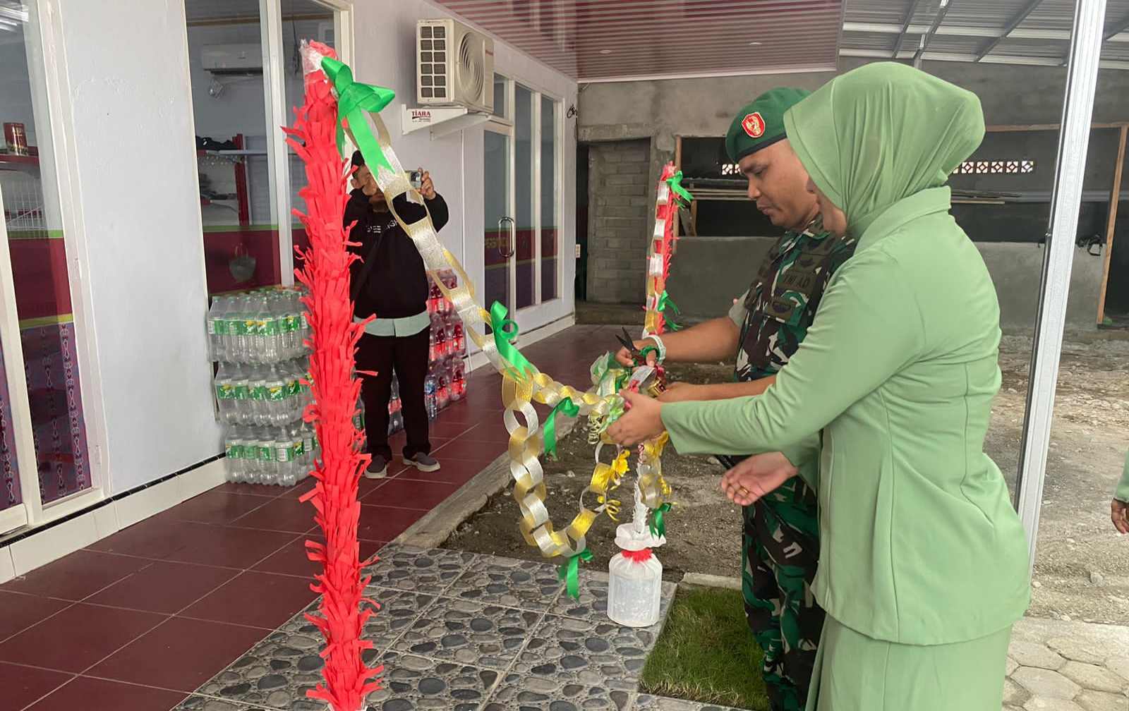 Dandim Poso Resmikan Koperasi 