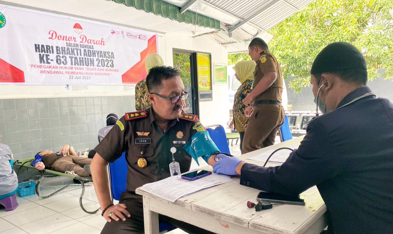 Peringati HBA ke 63, Kejari Poso gelar Donor Darah