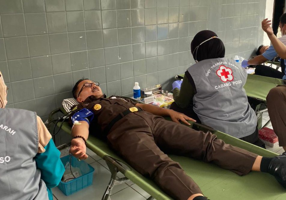 Kejari Poso gelar Donor