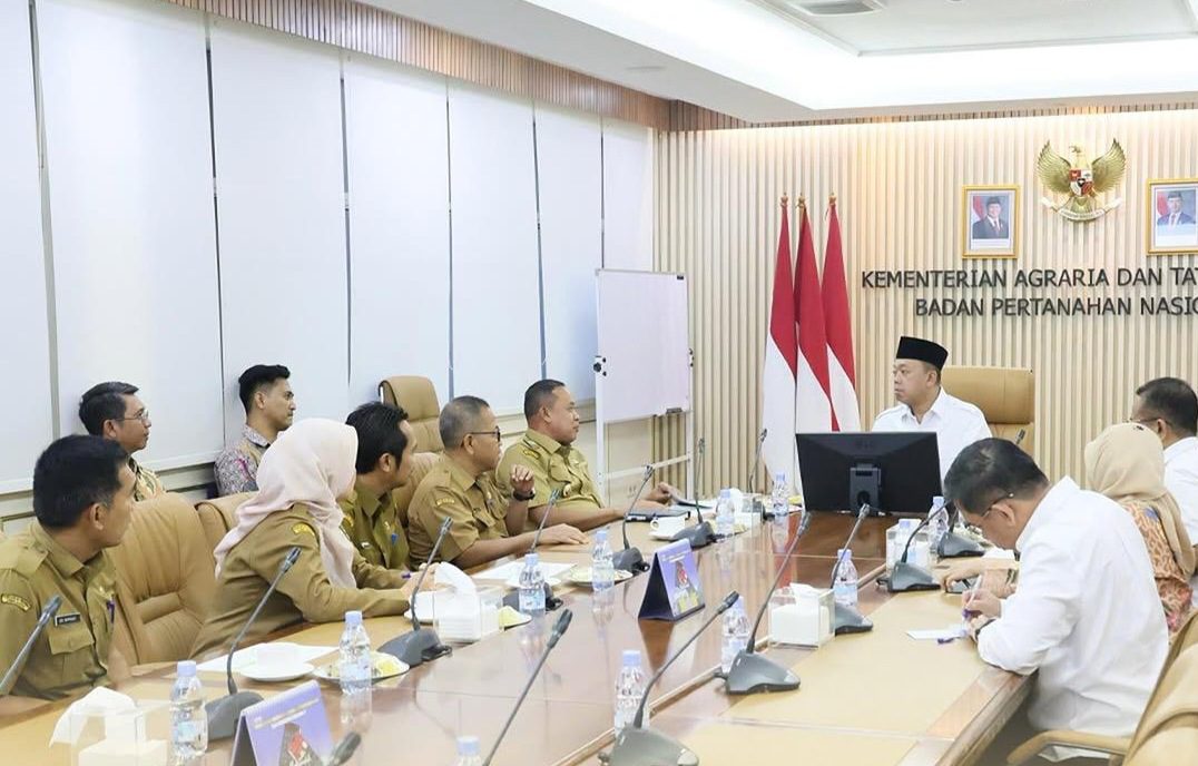 Audiensi Wali Kota Bekasi, Menteri Nusron Minta Kerjasama Percepat Sertipikasi Aset Pemkot