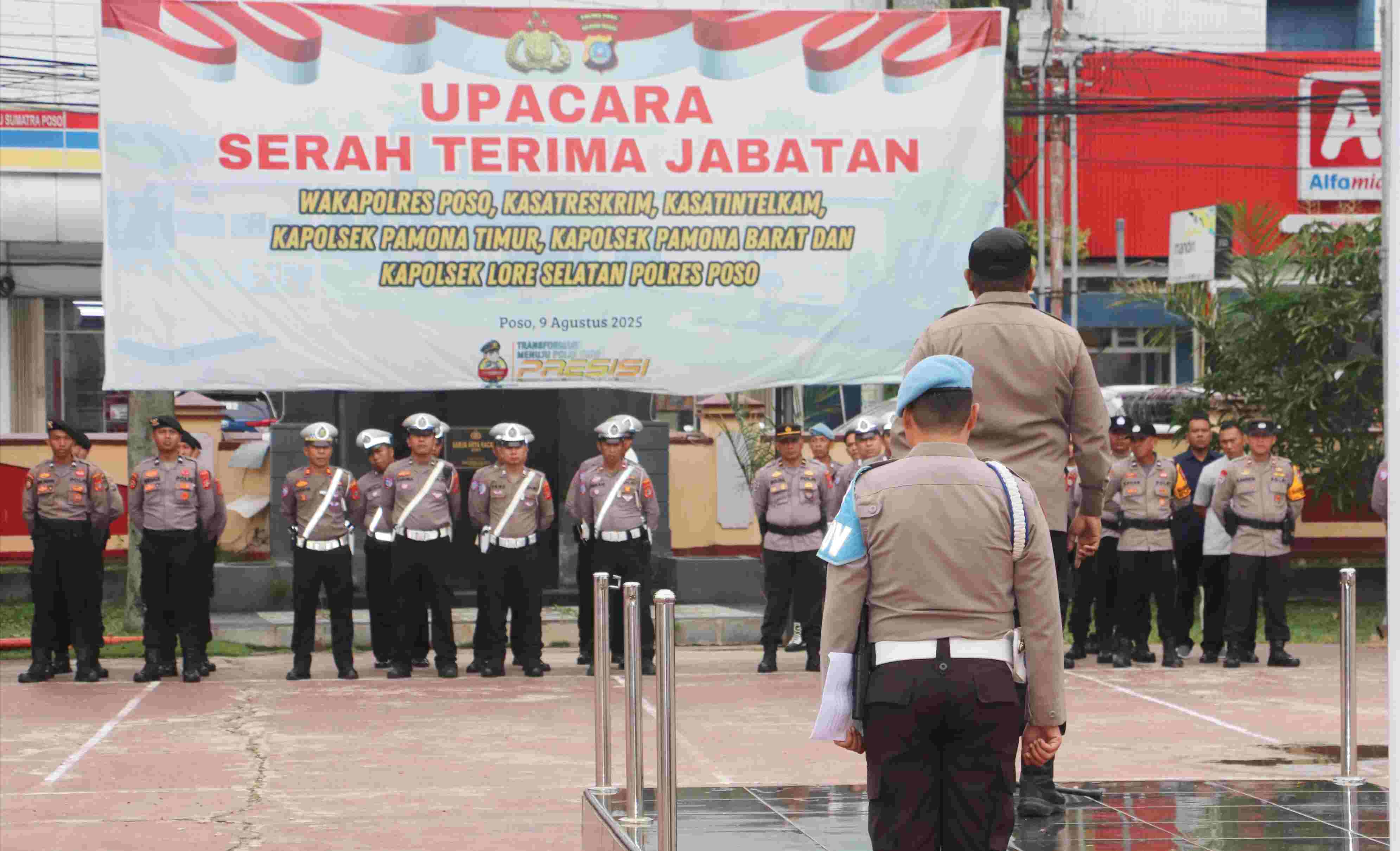 Polres Poso Gelar Apel Kesiapan Pengamanan Kunjungan Wapres