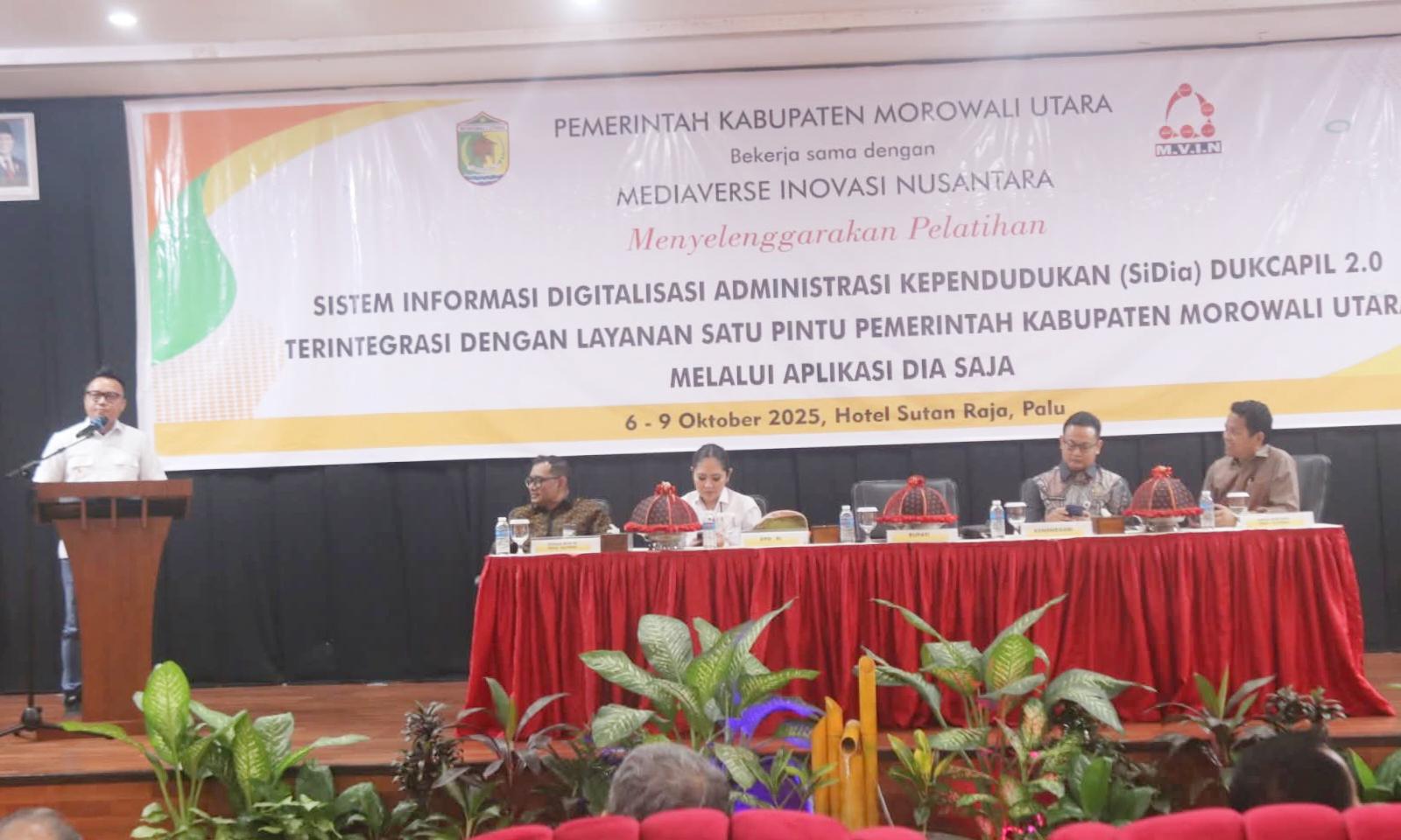 Bupati Morut Luncurkan Aplikasi SIDIA Dukcapil 2.0 Terintegrasi