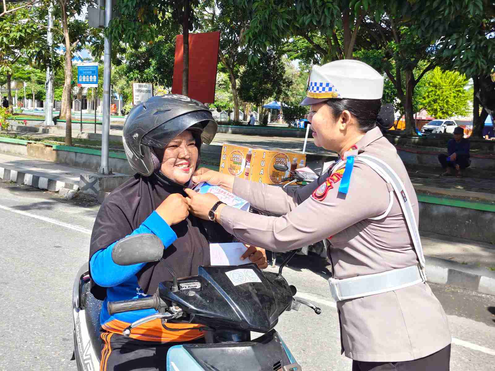 Hari Ketiga Ops Zebra Tinombala 2025, Satlantas Polres Poso Prioritaskan Edukasi Humanis