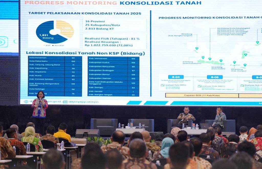 Kementerian ATR/BPN Targetkan Penuntasan Konsolidasi Tanah 2025 di Seluruh Indonesia