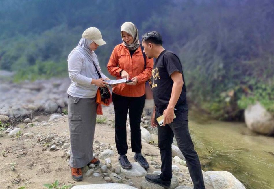 Dukung Ketahanan Pangan, Kantah Poso Tinjau Lapang Lokasi Rehabilitasi Bendungan di Desa Lengkeka