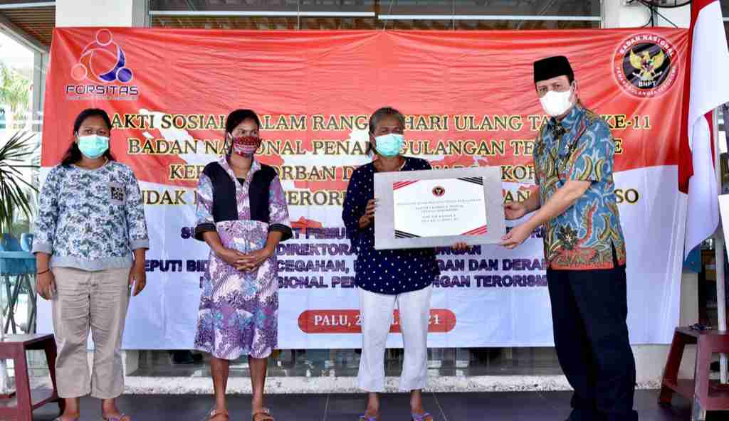 BNPT Gelar Baksos bagi Korban dan Keluarga Terorisme di Sigi dan Poso