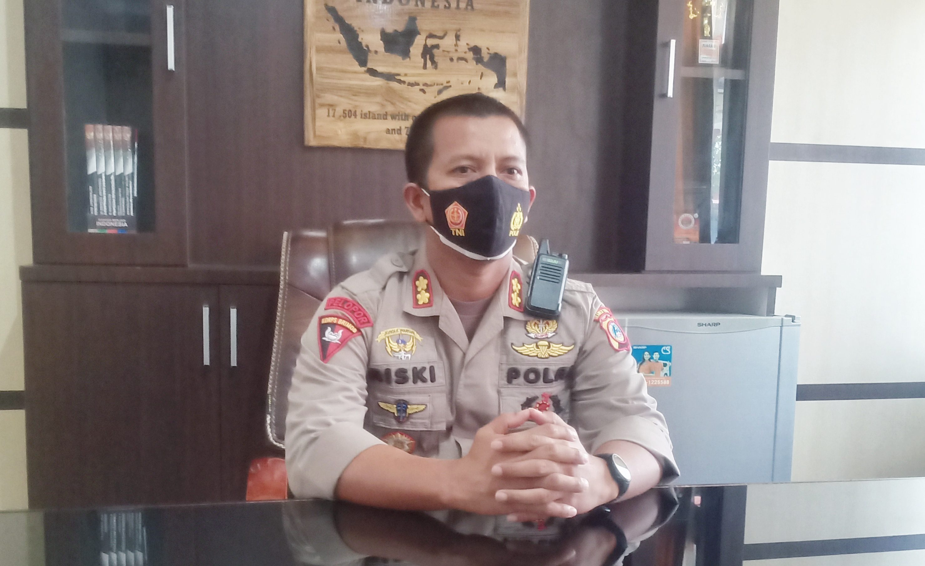 Polres Touna Manfaatkan peran Media dalam Penanganan Informasi COVID-19