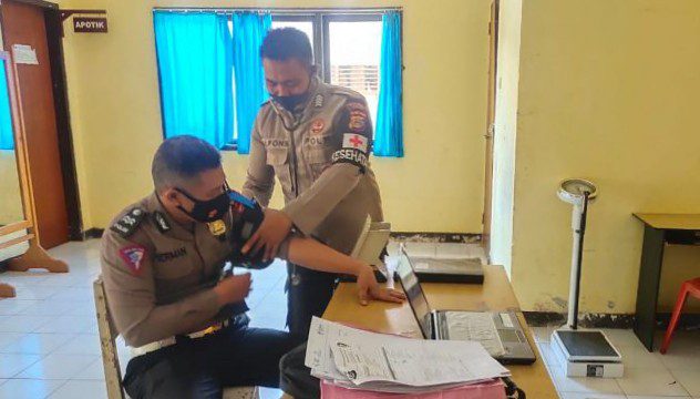 Polres Poso Cek Kesehatan bagi Personil yang bertugas Ops Patuh Tinombala