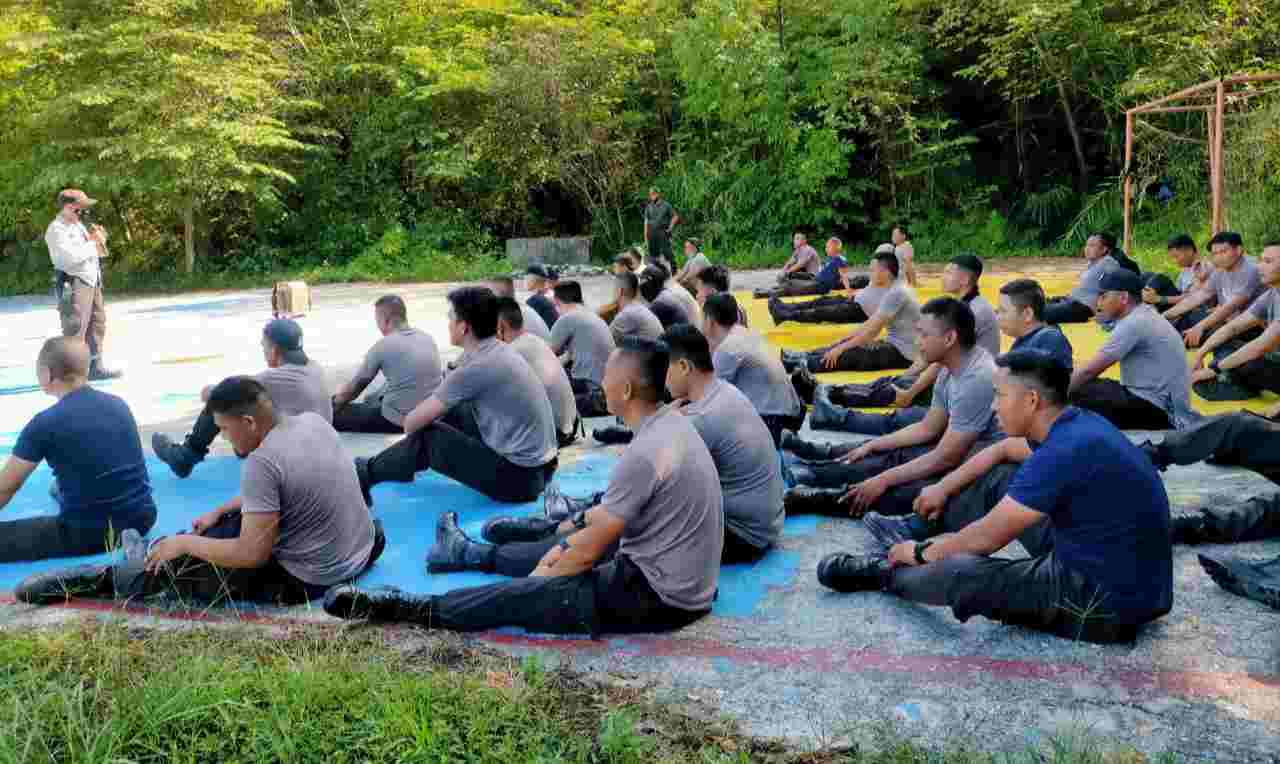 Mantapkan Peran PAM Swakarsa PT. Poso Energy, KBO Polres Poso Beri Pelatihan