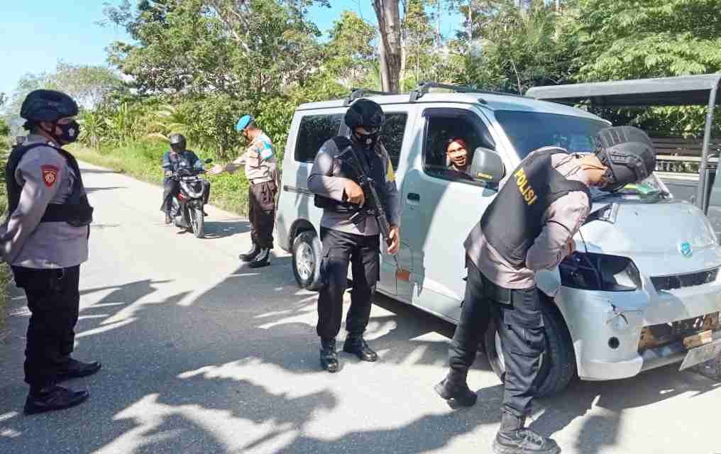 Persempit Ruang Gerak DPO Poso, Polsek Poso Pesisir Lakukan Razia