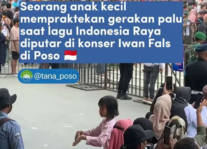 Spontan Jadi Dirigent Lagu Indonesia Raya saat Pembukaan Konser Iwan Fals, Chikan Dapat Kado dari Bupati Poso
