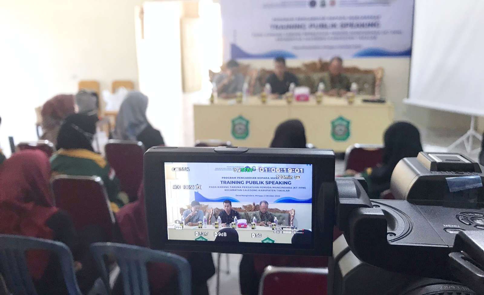 Unismuh Makassar Gelar PKM Training Publik Speaking Karang Taruna Desa Mangindara Takalar