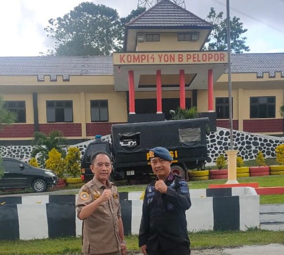 Stafsus Mentan Apresiasi Kompi 4 Yon Pelopor Tentena, Ada Pekarangan Pangan