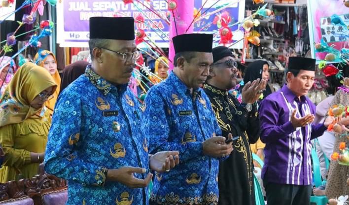 Hadiri Maulid Nabi, Ini Pesan Wabup Kepada Keluarga Besar Pasar Sentral Kolonodale