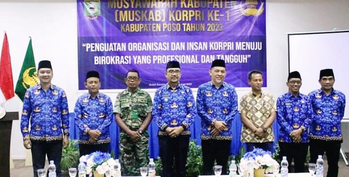 Pemkab Poso Menggelar Musyawarah KORPRI Ke-1 Tahun 2023