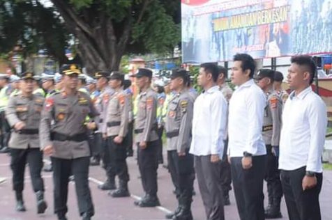 Kapolres Poso Sampaikan Amanat Kapolri Saat Apel Operasi Ketupat 2023