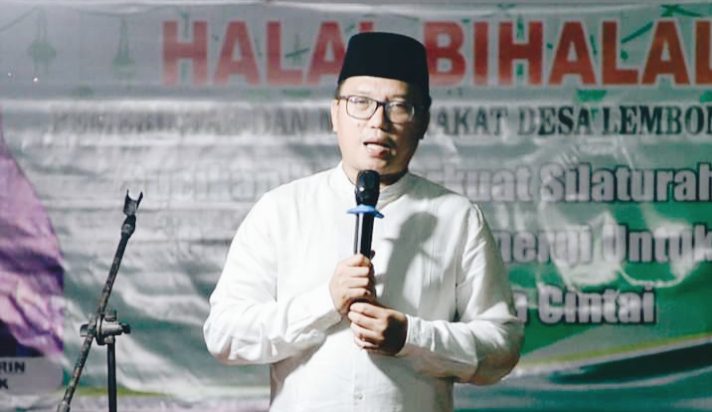 Halal Bihalal di Desa Lembontonara dihadiri Bupati Morut, Wabup dan Sekab