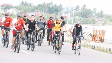 Photo of Jalin Sinergitas, Kapolres Poso Gowes Bareng Dandim 1307, Kajari dan Komunitas Sepeda