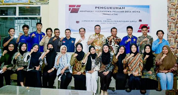Bupati Morut Kukuhkan Himpunan Mahasiswa Pelajar Desa Koya
