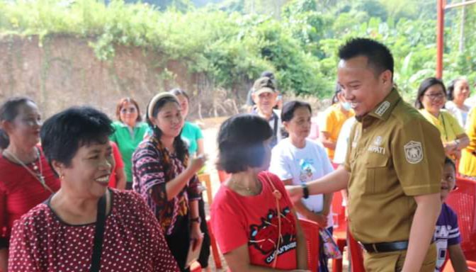 Peletakan Batu Pertama Pembangunan Gedung Gereja Pa’antorini Korowalelo Morut