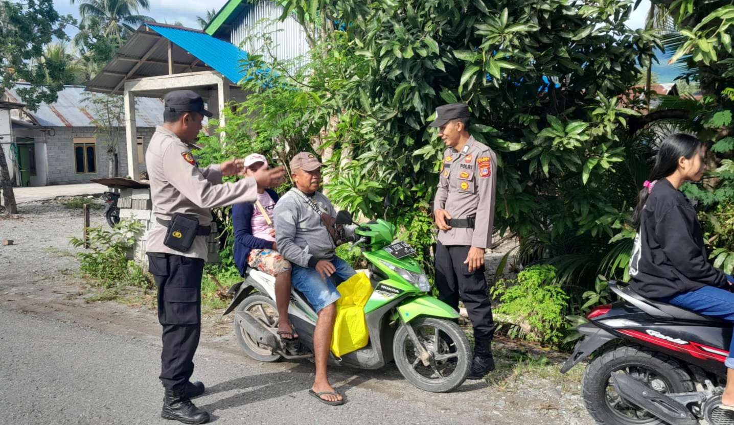 Polsek Poso Pesisir Selatan Gelar Razia Kendaraan