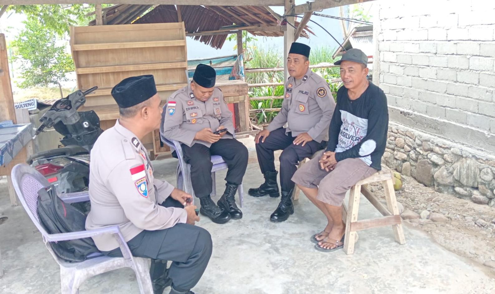 Tim Da’i Polri Ops Madago Raya 2023 Bersilaturahmi di Parimo