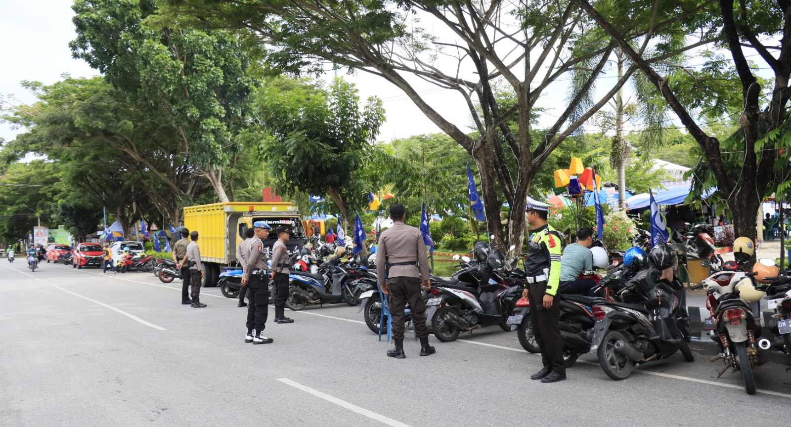 Polres Poso Lakukan Pengamanan Kampanye Terbuka