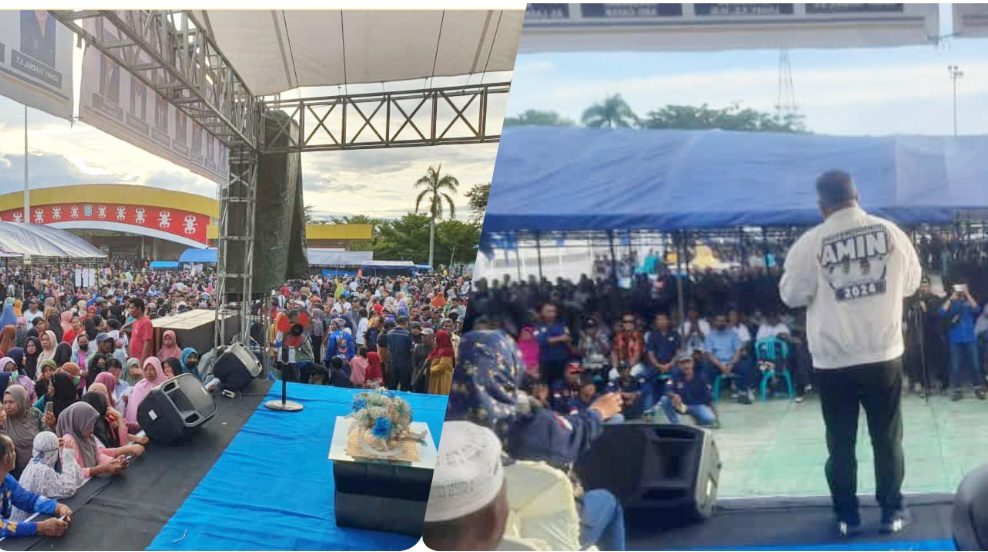 Lapangan Maroso Poso Dihadiri Ribuan Massa Kampanye Terbuka Partai NasDem