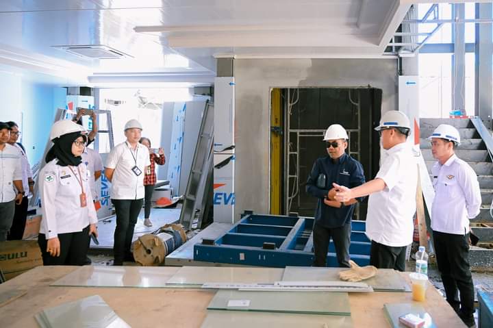 PT. SMI dan Bupati Morut tinjau pembangunan gedung VIP/VVIP RSUD Kolonodale