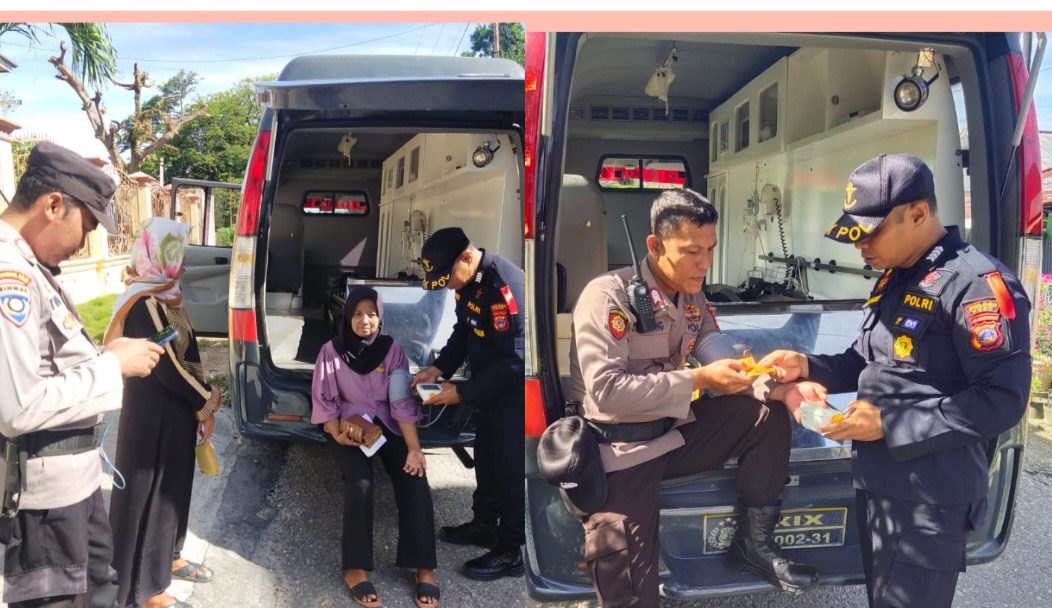 Dokkes Polres Poso Berikan Layanan Kesehatan di TPS