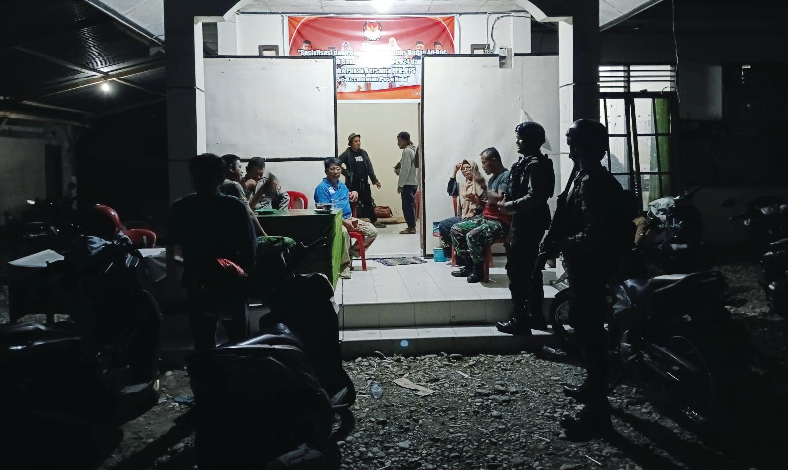 Satgas OMB Polres Poso Tingkatkan Pengamanan Jelang Rapat Pleno