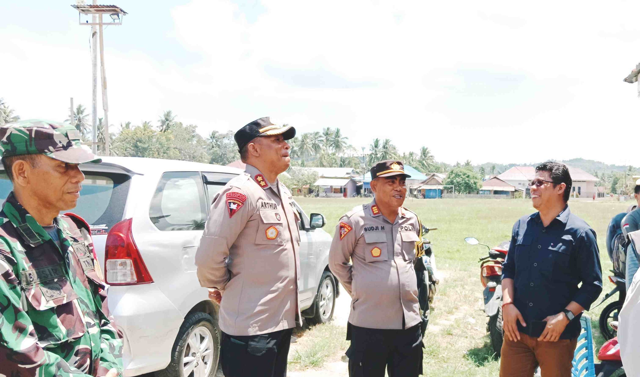 Kapolres Poso Pantau Langsung Pelaksanaan PSU di Kelurahan Lembomawo