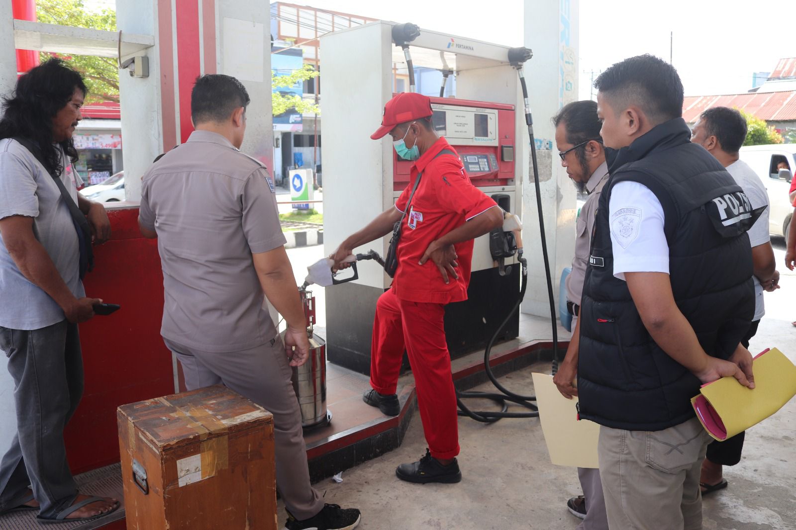 Polres Poso Pastikan Stock BBM di SPBU Terpenuhi Jelang Mudik Lebaran