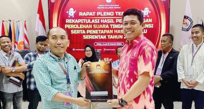 Final Rekapitulasi Suara KPU Sulteng, Febriyanthi Hongkiriwang Menuju Senayan