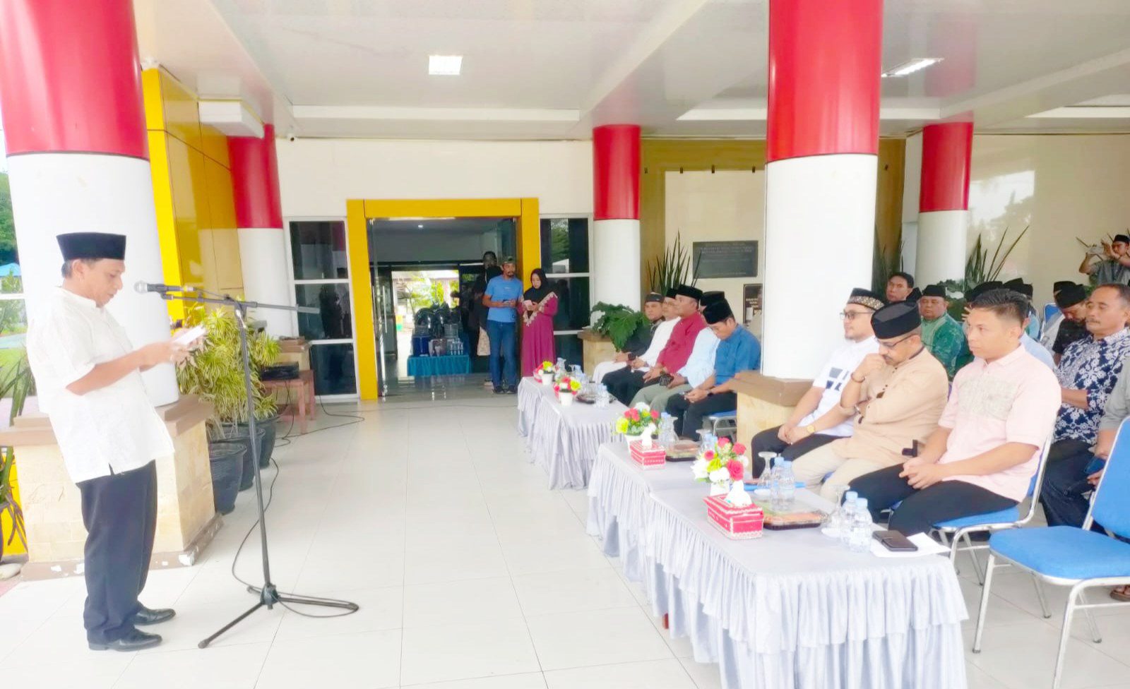 Wakapolres Poso Hadiri Pelepasan Tim Safari Ramadhan di Kantor Bupati Poso
