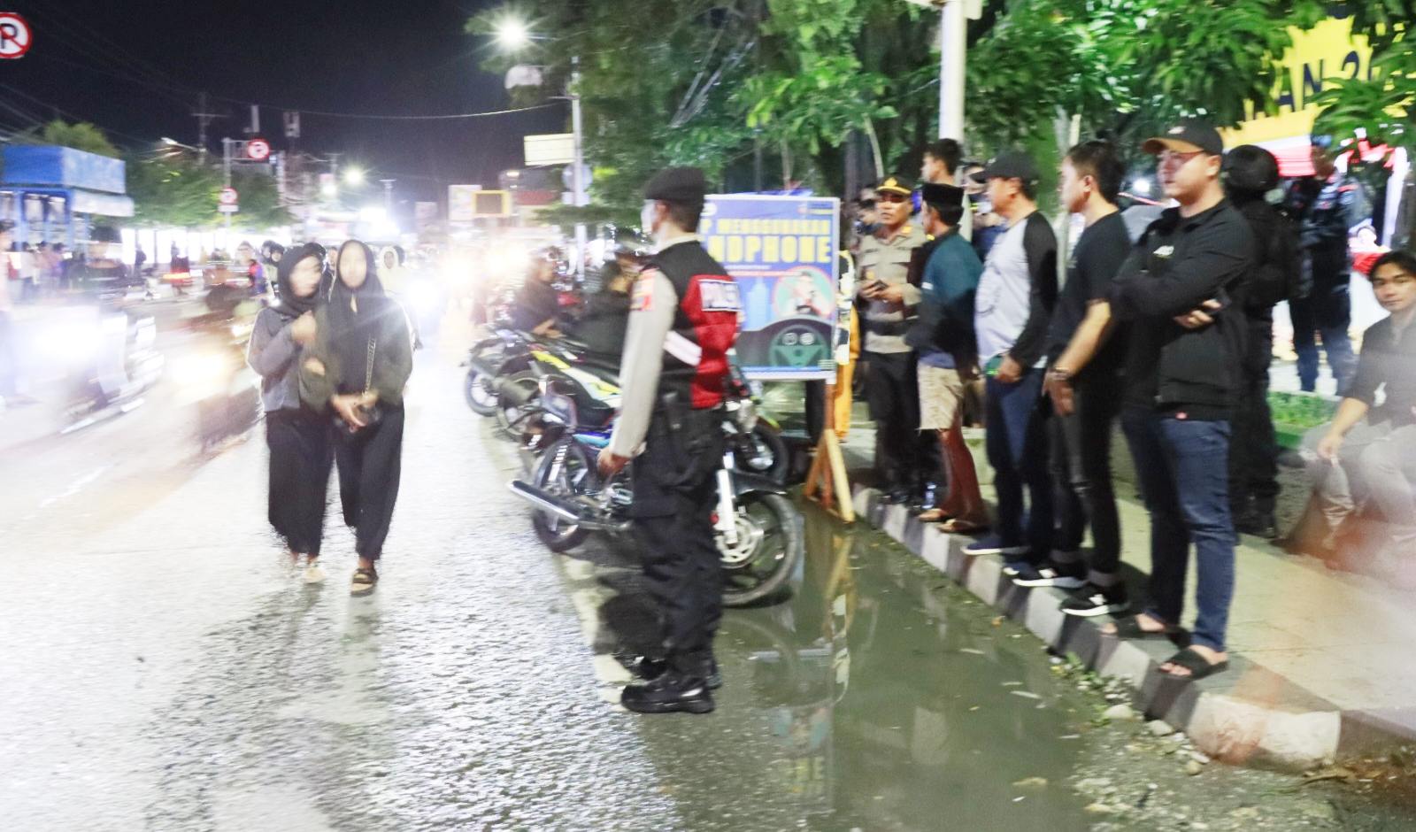 Polres Poso Tertibkan Lalu Lintas dan Pengamanan Malam Takbiran