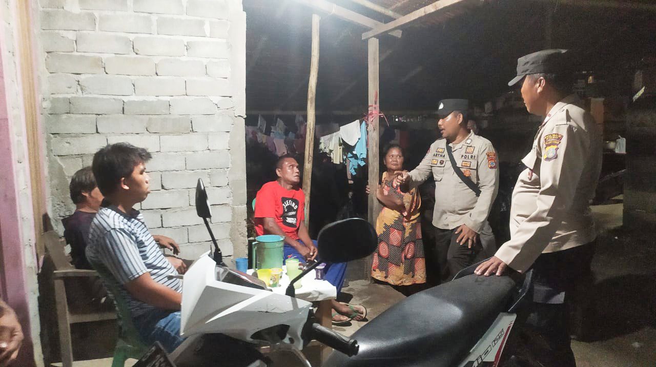 Polsek Poso Pesisir Selatan Optimalkan Patroli Malam