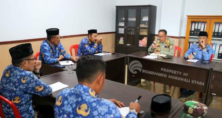 Wabup Morut Pimpin Rakor Penertiban Pedagang Sayur di Pasar Sentral Kolonodale