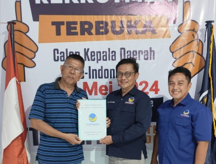 Mantan Ketua DPRD Poso Jani Mamuaya Ikut Penjaringan Pencalonan Bupati di NasDem
