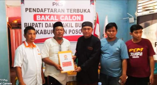Daftar ke PKS Poso, Sugianto Kaimuddin Ingin Menjadi Pelayan Masyarakat