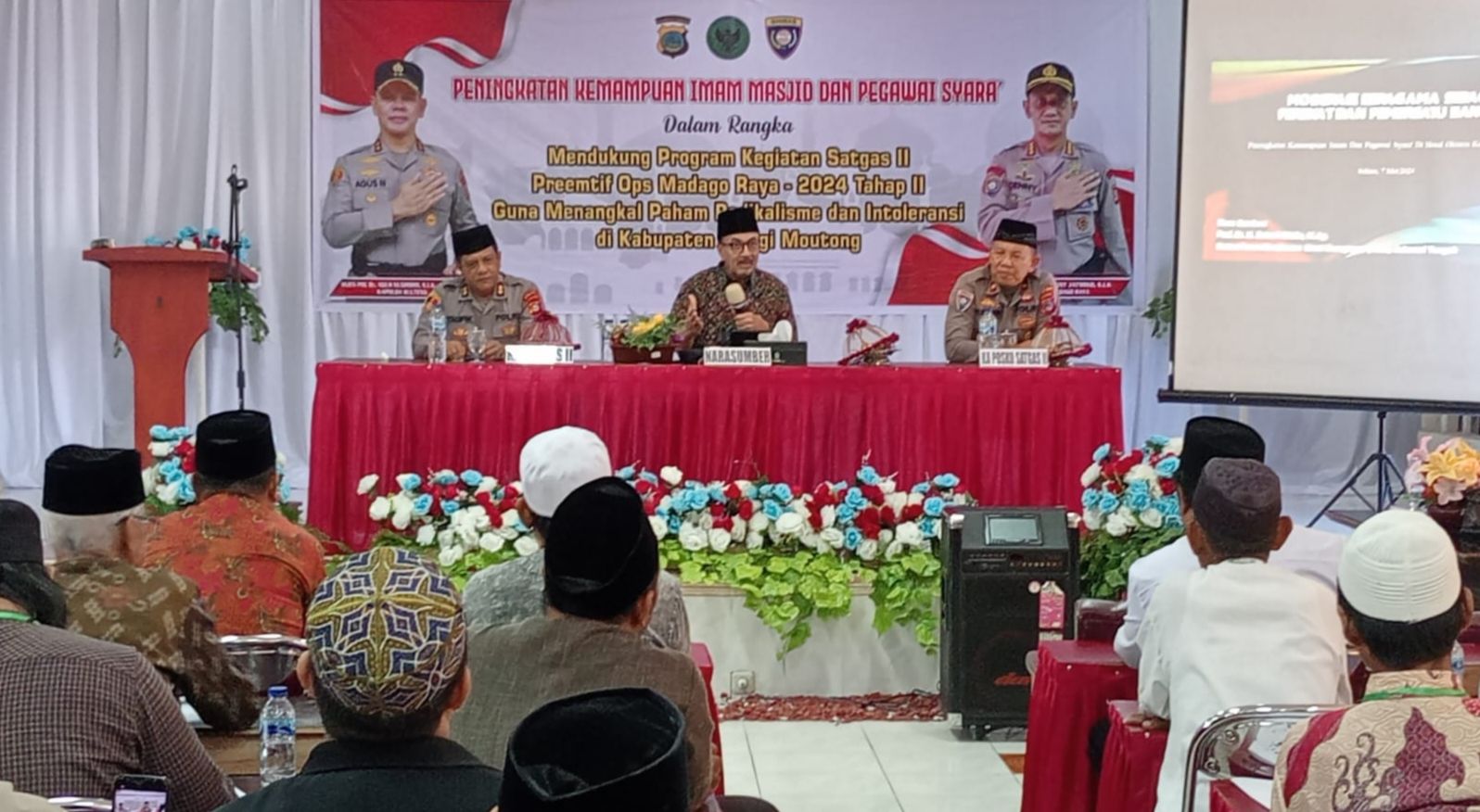 Polri Gandeng Imam Masjid dan Pegawai Syara’ Cegah Radikalisme di Parimo