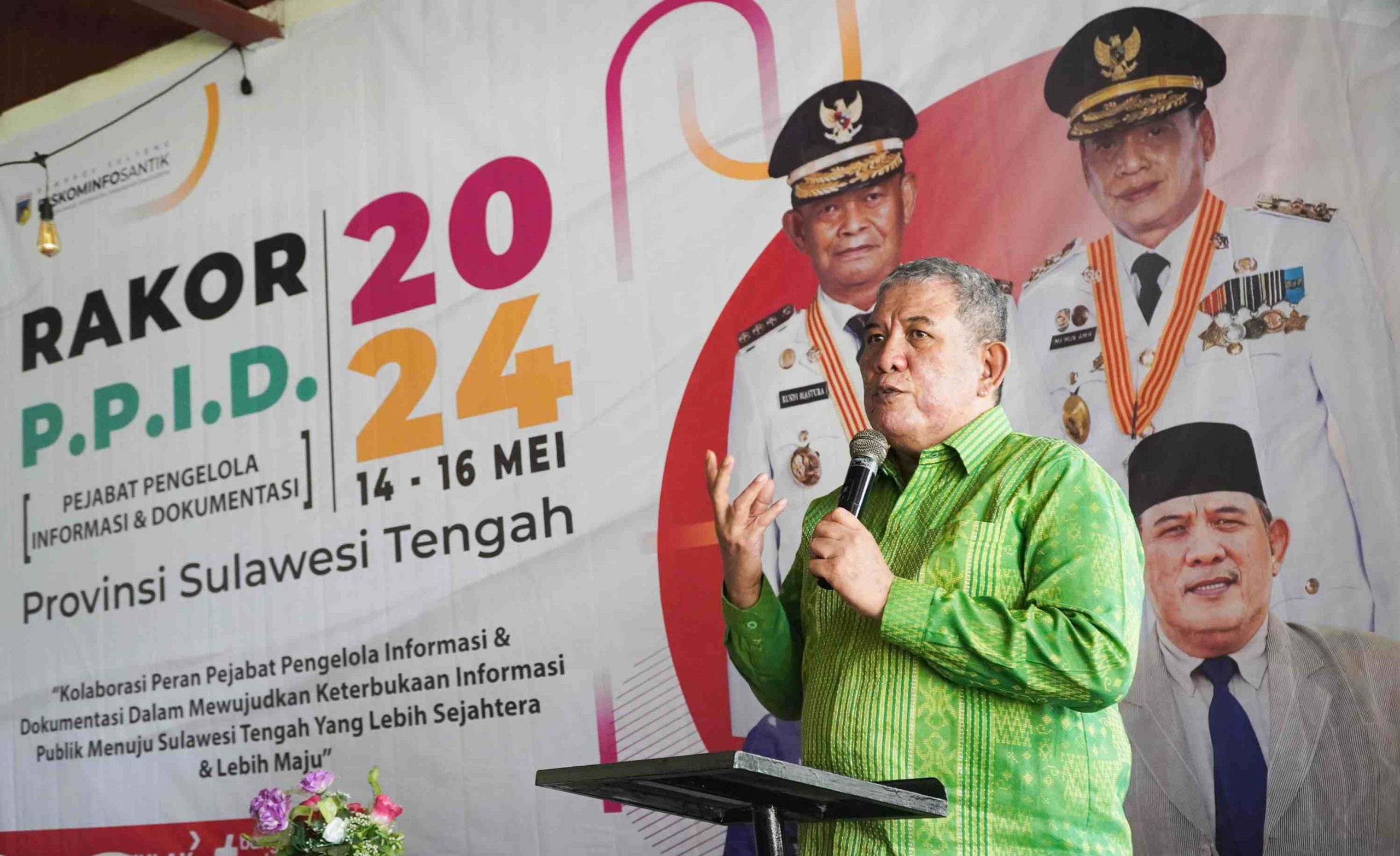 Kadis Kominfo Santik Jadi Pemateri Pada Rakor PPID Se-Sulteng 2024