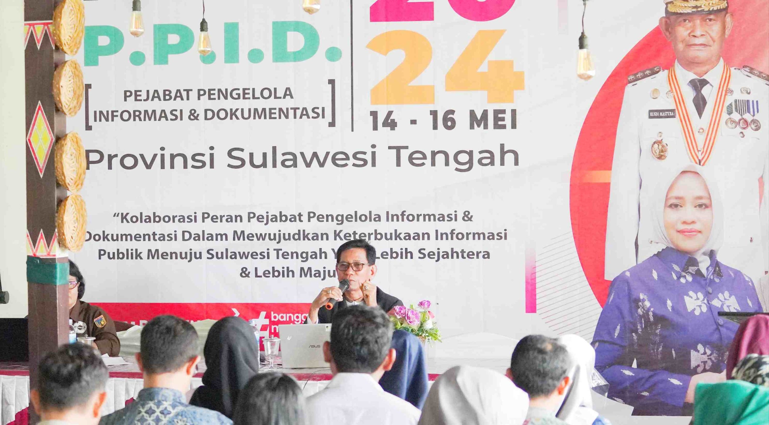 Ketua KI Sulteng Jadi Narasumber di Rakor Kominfosantik