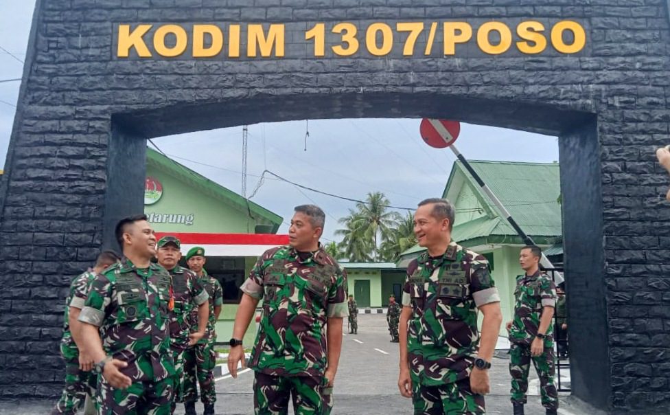 Pangdam XIII/Merdeka Kunjungi Poso, Resmikan Podcast dan Tutup TMMD ke 120