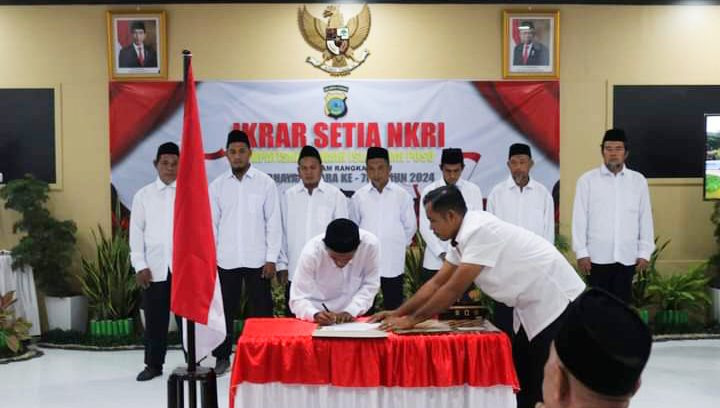 18 Simpatisan ISIS dan Jamaah Islamiyah di Poso Berikrar Setia ke NKRI