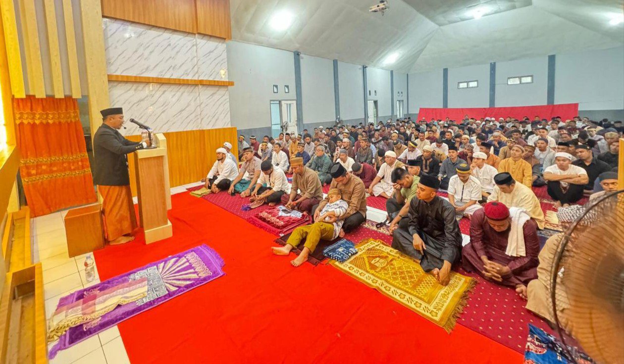 Penuh Khidmat dan Khusyuk Petugas dan Warga Binaan Laksanakan Sholat Idul Adha 1445 H