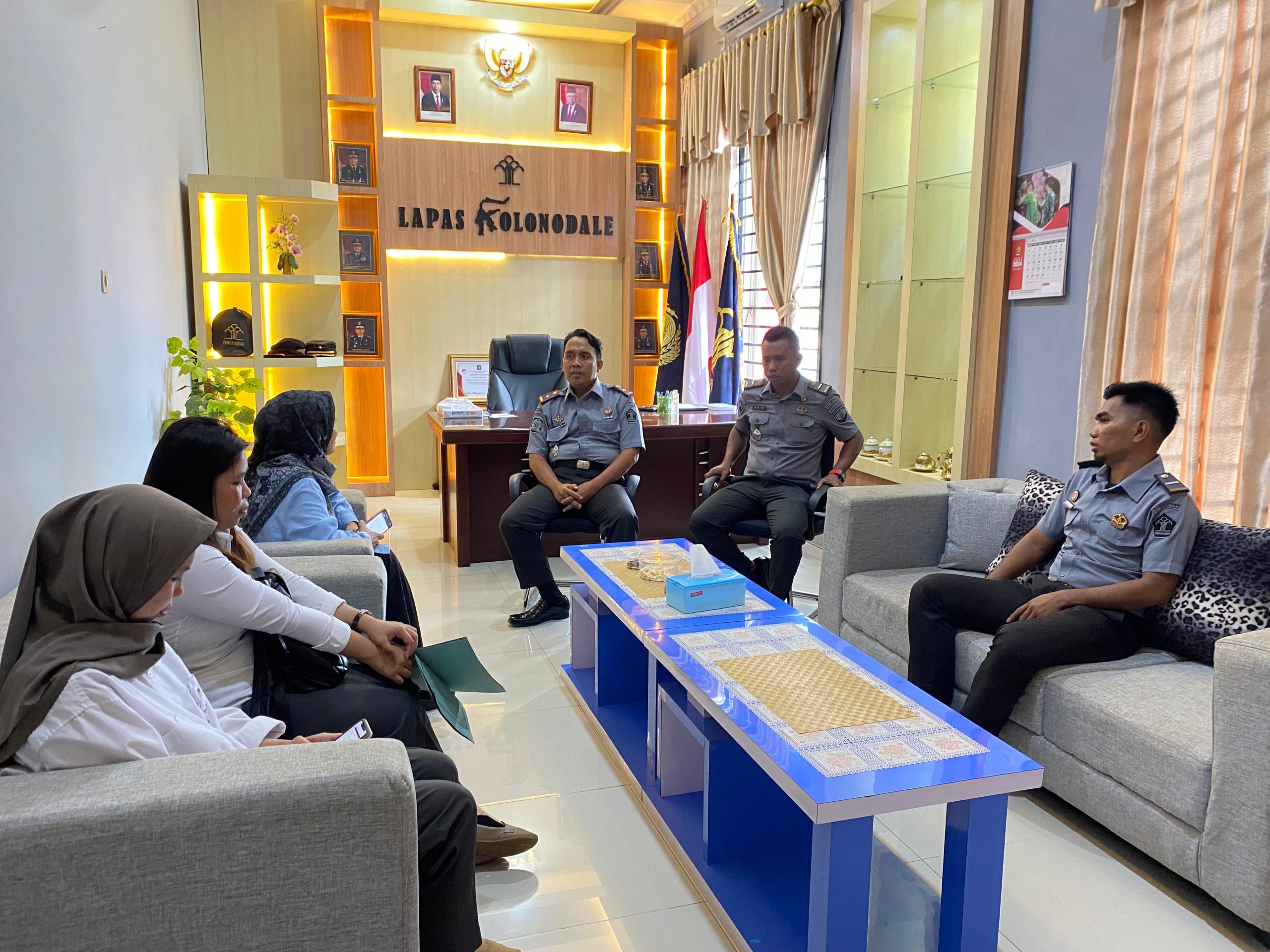 Siap Sukseskan PILKADA serentak, Lapas Kolonodale terima kunjungan KPU Morowali Utara