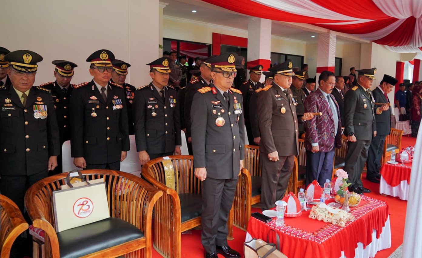Wagub Sulteng Hadiri Upacara Pembinaan Tradisi Peringatan ke-78 Hari Bhayangkara