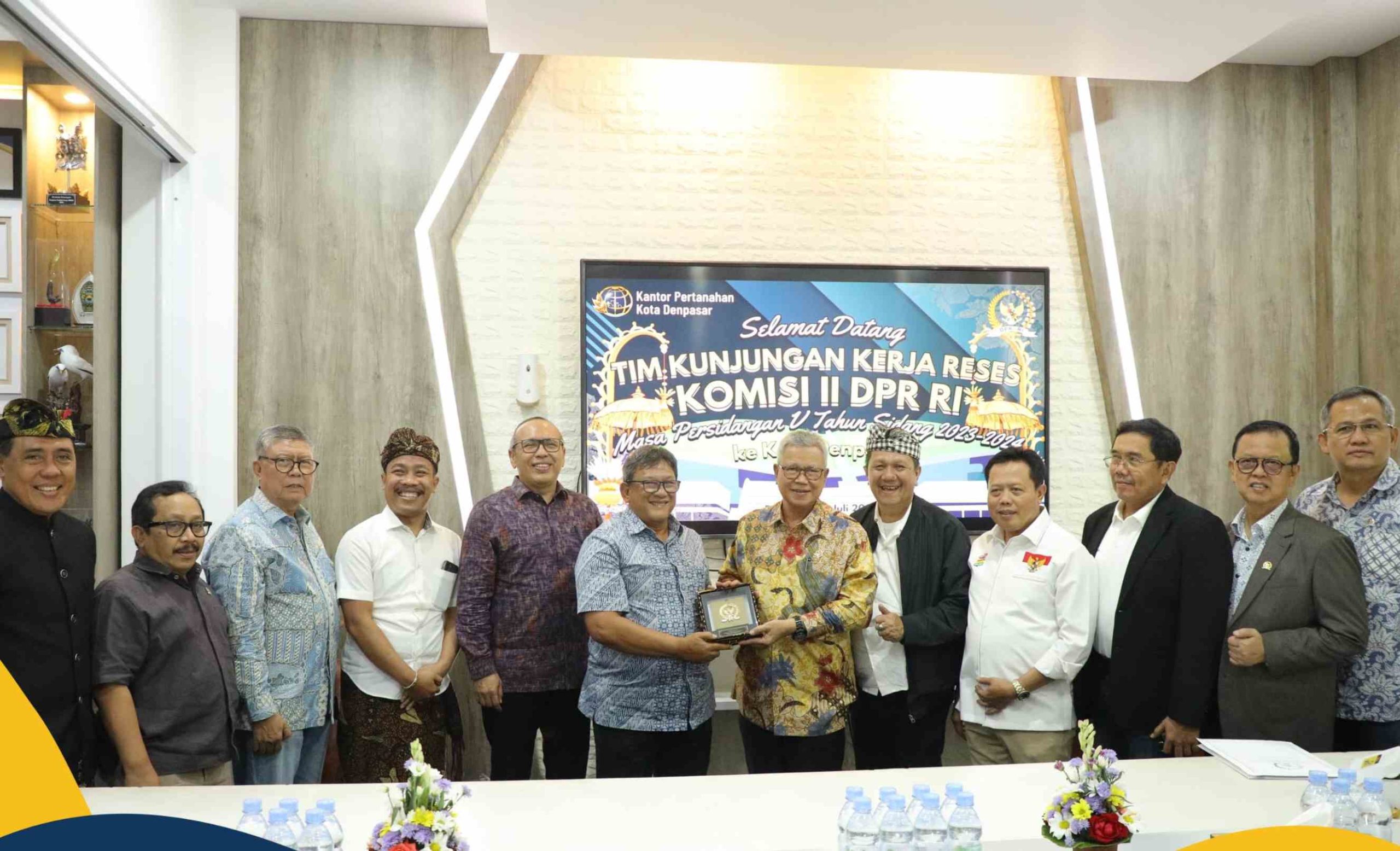 Komisi II DPR RI Apresiasi Capaian PTSL dan Implementasi Sertipikat Elektronik di Kota Denpasar